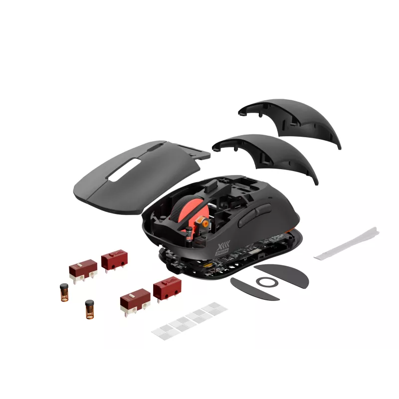 GENESIS Zircon XIII pelė žaidimams Ambidextrinė RF belaidė + USB Type-C optinė 26000 DPI