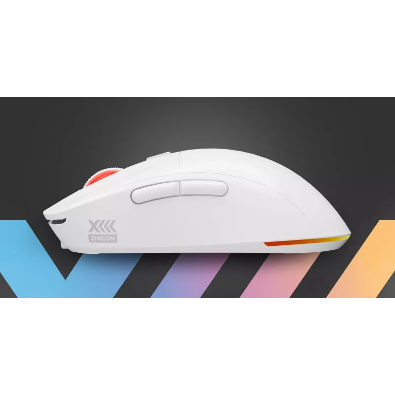GENESIS Zircon XIII pelė žaidimams Ambidextrinė RF Belaidė + USB Type-C Optinė 26000 DPI