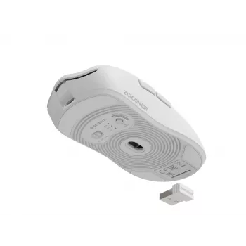 GENESIS Zircon 500 pelė žaidimams Dešinei rankai Belaidis RF + Bluetooth + USB Type-C Optinė 10000 DPI