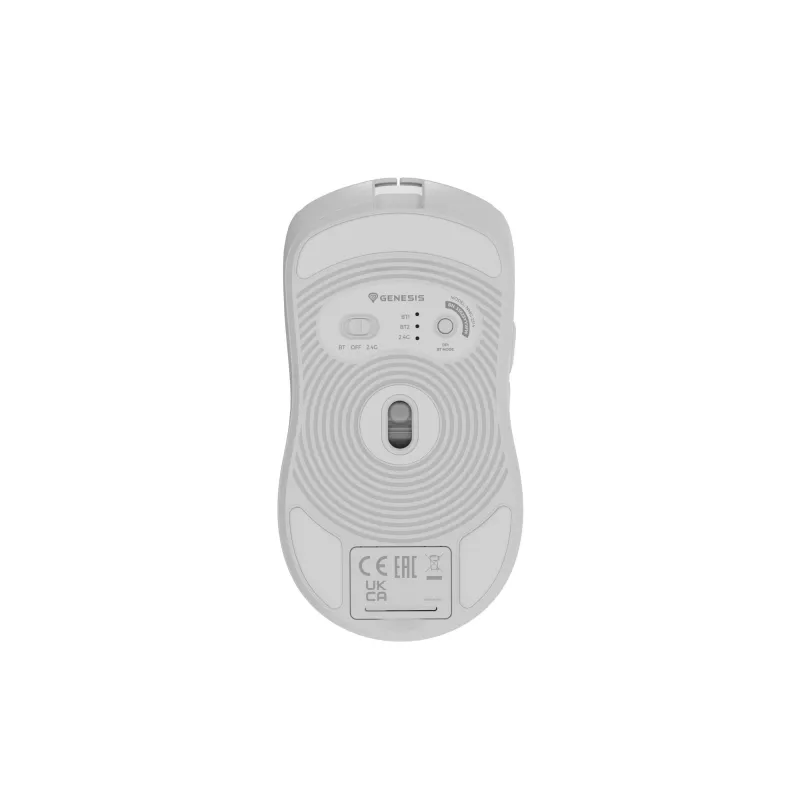 GENESIS Zircon 500 pelė žaidimams Dešinei rankai Belaidis RF + Bluetooth + USB Type-C Optinė 10000 DPI