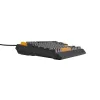 GENESIS Thor 230 TKL klaviatūra žaidimams USB + RF belaidis + Bluetooth QWERTY juoda, pilka, oranžinė