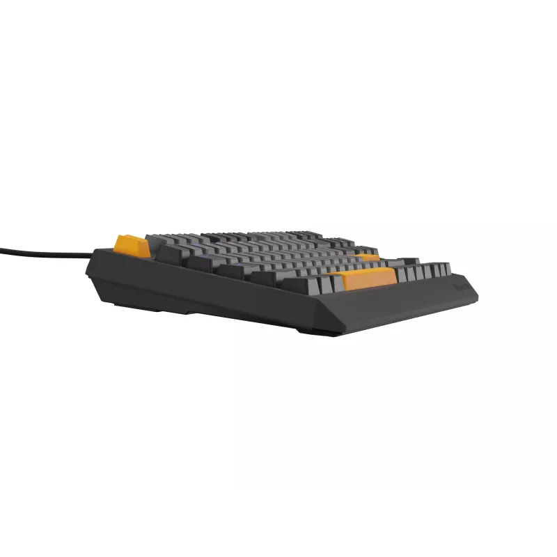 GENESIS Thor 230 TKL klaviatūra žaidimams USB + RF belaidis + Bluetooth QWERTY juoda, pilka, oranžinė