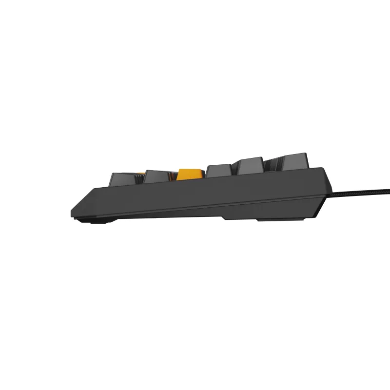 GENESIS Thor 230 TKL klaviatūra žaidimams USB + RF belaidis + Bluetooth QWERTY juoda, pilka, oranžinė