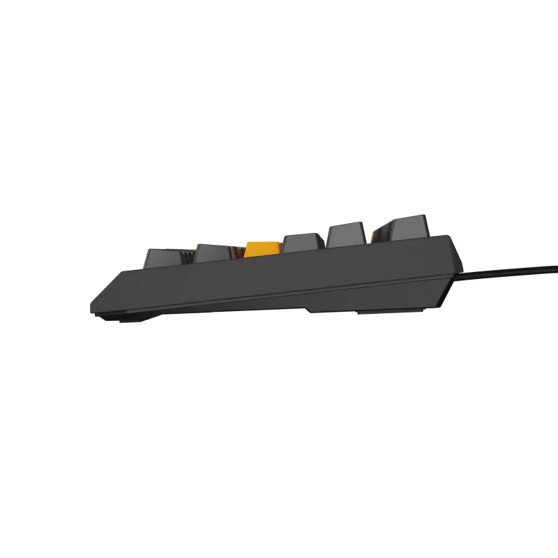 GENESIS Thor 230 TKL klaviatūra žaidimams USB + RF belaidis + Bluetooth QWERTY juoda, pilka, oranžinė
