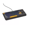 GENESIS THOR 230 TKL klaviatūra žaidimams USB + RF belaidė + Bluetooth QWERTY Juoda, Mėlyna, Pilka, Oranžinė