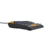 GENESIS THOR 230 TKL klaviatūra žaidimams USB + RF belaidė + Bluetooth QWERTY Juoda, Mėlyna, Pilka, Oranžinė