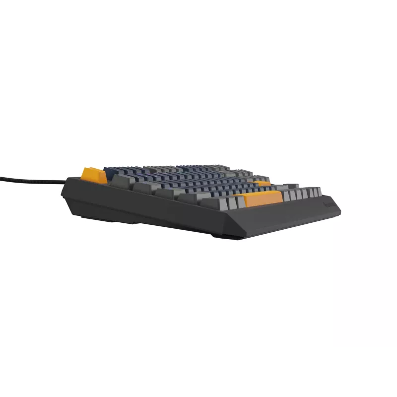 GENESIS THOR 230 TKL klaviatūra žaidimams USB + RF belaidė + Bluetooth QWERTY Juoda, Mėlyna, Pilka, Oranžinė