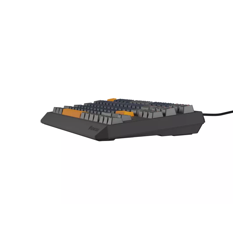 GENESIS THOR 230 TKL klaviatūra žaidimams USB + RF belaidė + Bluetooth QWERTY Juoda, Mėlyna, Pilka, Oranžinė