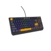 GENESIS THOR 230 TKL klaviatūra žaidimams USB + RF belaidė + Bluetooth QWERTY Juoda, Mėlyna, Pilka, Oranžinė