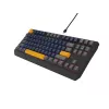 GENESIS THOR 230 TKL klaviatūra žaidimams USB + RF belaidė + Bluetooth QWERTY Juoda, Mėlyna, Pilka, Oranžinė