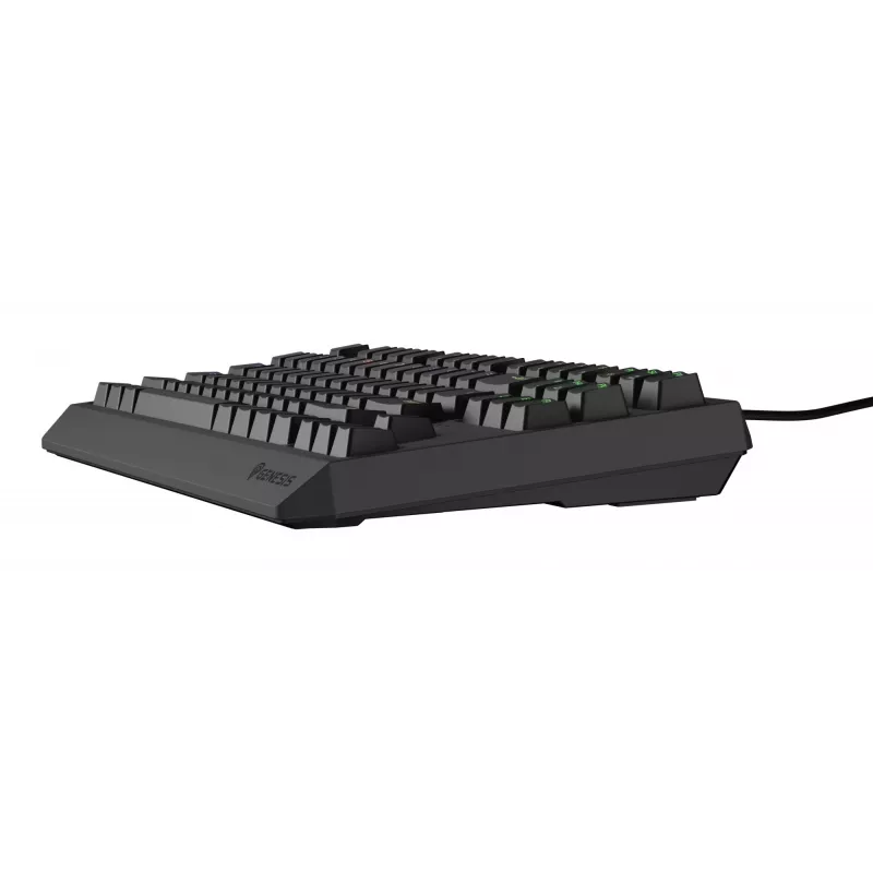 Mechaninė žaidimų klaviatūra Genesis Thor 230 TKL – be skaičių bloko, US QWERTY, Outemu Brown jungikliai, RGB, 1000 Hz, USB