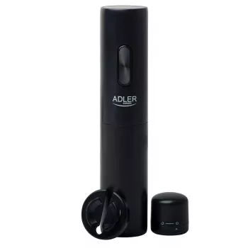 Elektrinis vyno atidarytuvas Adler AD 4509, belaidis, baterijomis maitinamas, juodas