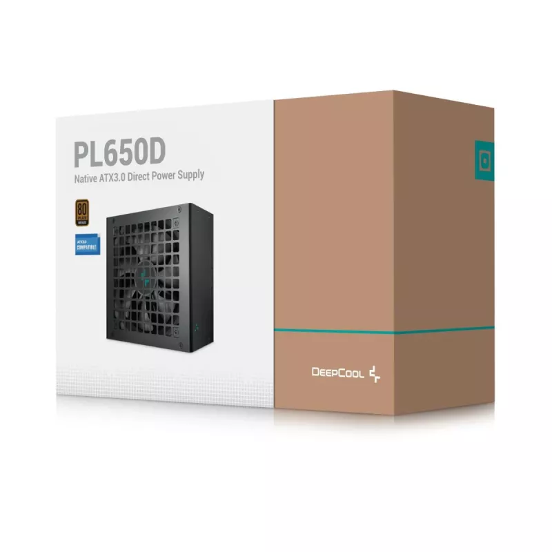 DEEPCOOL PL650D maitinimo blokas 650 W 20+4 pin ATX - juodas