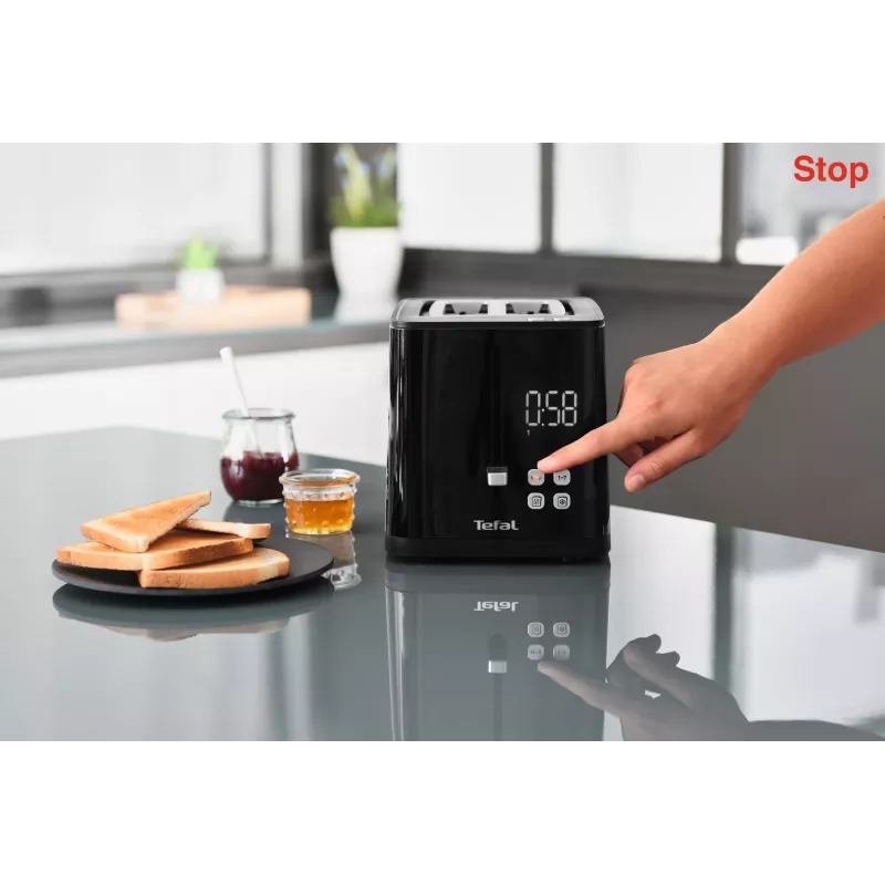 Skrudintuvas Tefal TT6408 – 2 plytelės, 850 W, juodas