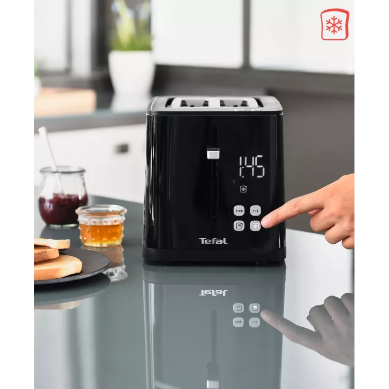 Skrudintuvas Tefal TT6408 – 2 plytelės, 850 W, juodas