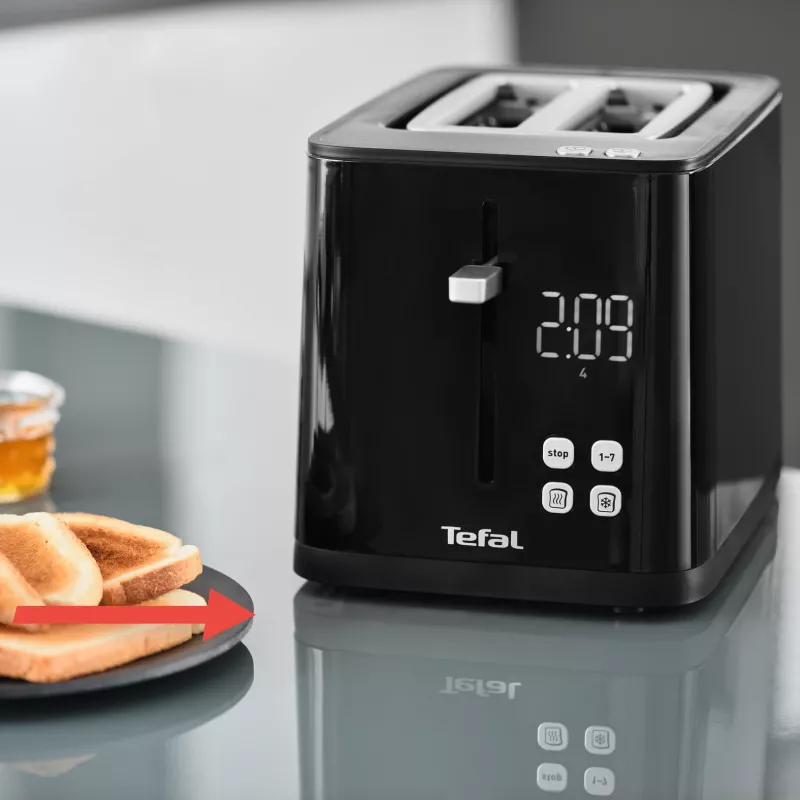 Skrudintuvas Tefal TT6408 – 2 plytelės, 850 W, juodas