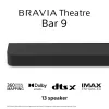 Sony BRAVIA Theatre Bar 9 – garsiakalbė su Dolby Atmos, 13 garsiakalbių, Wi-Fi, Bluetooth, 360 Spatial Sound Mapping