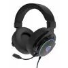 Ausinės GENESIS Neon 764, laidinės, žaidimams, USB-A, juodos