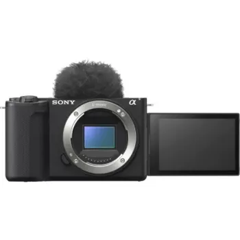 Vlog kamera Sony ZV-E10 II — 26 MP CMOS, 4K 3840×2160, objektyvas 16-50 mm, juoda, 0,292 kg