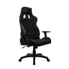 Žaidimų kėdė arozzi Avanti SoftFabric Pure Black – ergonomiška, aukšta nugara, reguliuojami porankiai, atlošiama