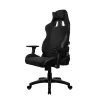 Žaidimų kėdė arozzi Avanti SoftFabric Pure Black – ergonomiška, aukšta nugara, reguliuojami porankiai, atlošiama