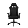 Žaidimų kėdė arozzi Avanti SoftFabric Pure Black – ergonomiška, aukšta nugara, reguliuojami porankiai, atlošiama