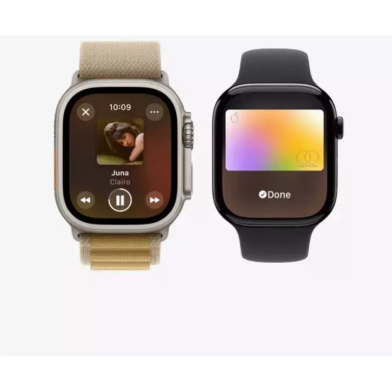 Išmanusis laikrodis Apple Watch Ultra 2 GPS + Cellular 49mm natūralaus titano korpusas su Tan Alpine Loop vidutinio dydžio apyranke