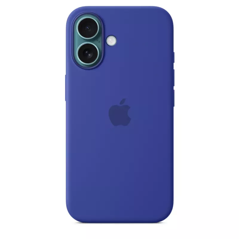 APPLE Silikoninis dėklas su MagSafe, iPhone 16, Ultramarine