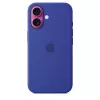 APPLE Silikoninis dėklas su MagSafe, iPhone 16, Ultramarine