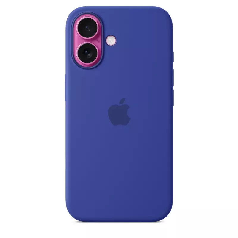 APPLE Silikoninis dėklas su MagSafe, iPhone 16, Ultramarine