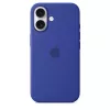 APPLE Silikoninis dėklas su MagSafe, iPhone 16, Ultramarine