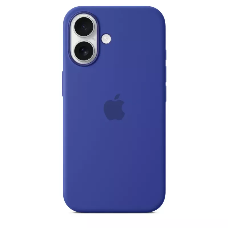 APPLE Silikoninis dėklas su MagSafe, iPhone 16, Ultramarine