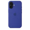 APPLE Silikoninis dėklas su MagSafe, iPhone 16, Ultramarine