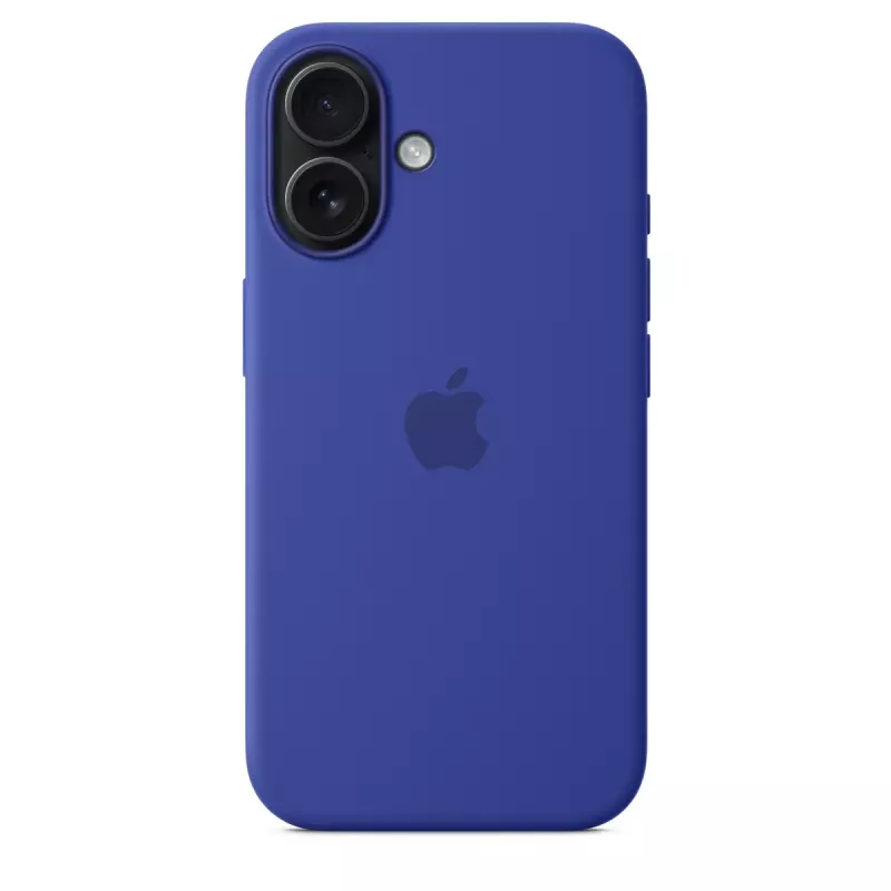 APPLE Silikoninis dėklas su MagSafe, iPhone 16, Ultramarine