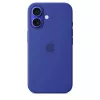 APPLE Silikoninis dėklas su MagSafe, iPhone 16, Ultramarine