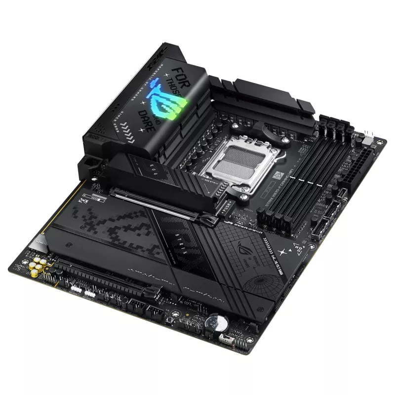 Motininė plokštė ASUS ROG STRIX X870-F GAMING WIFI — AMD X870, lizdas AM5, ATX, DDR5, 4x DIMM, Wi‑Fi 7, BT 5.4