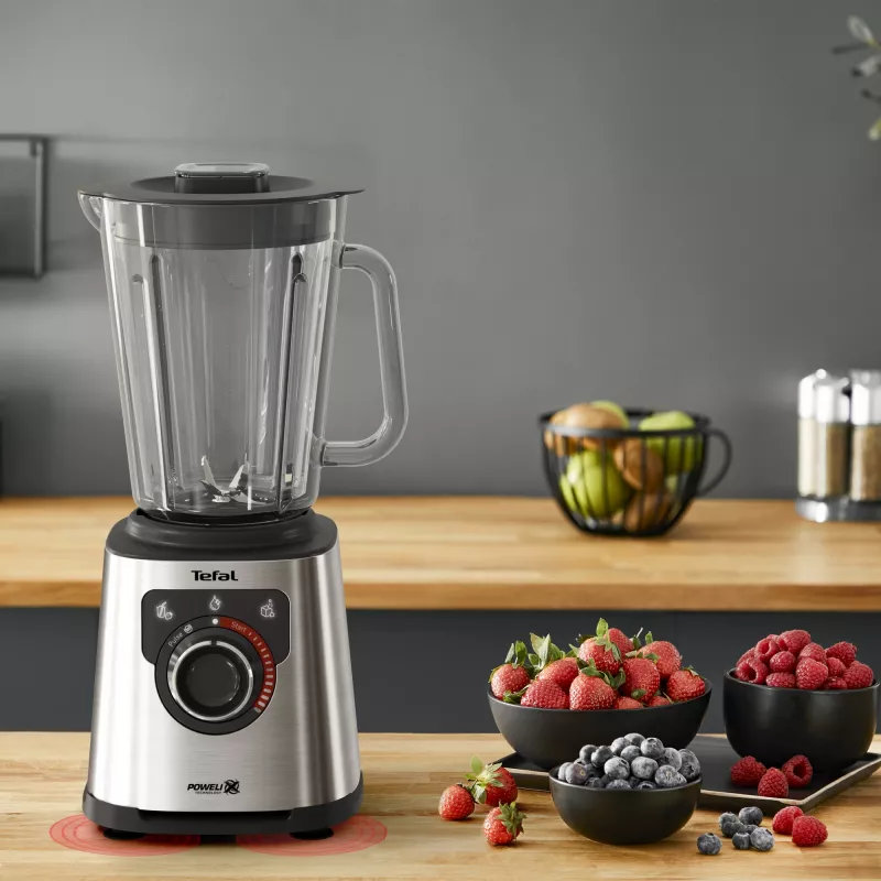 Stalo blenderis Tefal Perfectmix+ BL871D 1,5 L 1200 W nerūdijantis plienas, pilka
