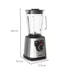 Stalo blenderis Tefal Perfectmix+ BL871D 1,5 L 1200 W nerūdijantis plienas, pilka