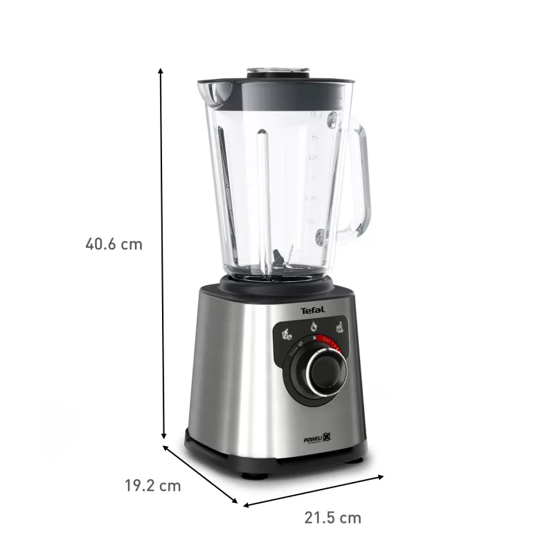 Stalo blenderis Tefal Perfectmix+ BL871D 1,5 L 1200 W nerūdijantis plienas, pilka