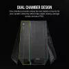 Kompiterio korpusas CORSAIR 2500D AIRFLOW Midi Tower juodas – ATX/Micro ATX, priekyje 280 mm radiatorius, USB-A x2, USB-C x1