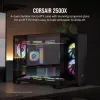 Kompiterio korpusas CORSAIR 2500D AIRFLOW Midi Tower juodas – ATX/Micro ATX, priekyje 280 mm radiatorius, USB-A x2, USB-C x1