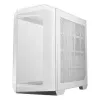 PC korpusas MSI MAG PANO 100R PZ Midi Tower baltas — ATX, 380 mm GPU, 166 mm CPU aušintuvas, 8 plėtros lizdai, 3×2,5 colio + 2×3,5 colio, USB-A×2, USB-C×1