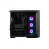 PC korpusas MSI MAG PANO 100R PZ Midi Tower juodas, grūdintas stiklas, ATX/microATX, 482×290×519 mm