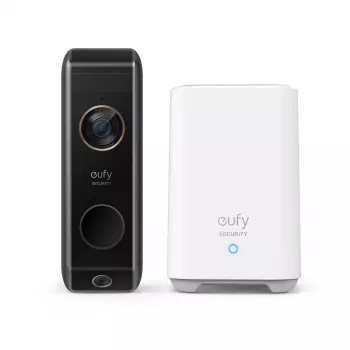 Eufy E8213 apsaugos kamera, juoda/balta, dvigubo judesio aptikimas, 16 GB