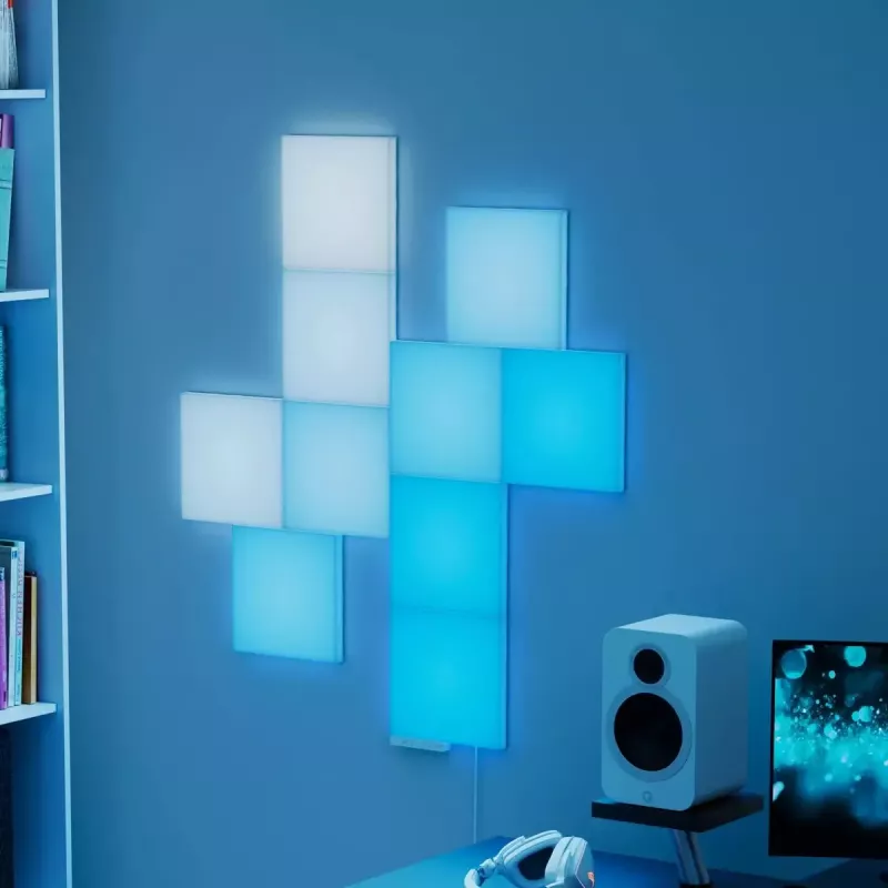 Priedų rinkinys Nanoleaf Blocks N8100E00-2BS — 2 modulinės LED šviesos plokštės, 16 mln. spalvų