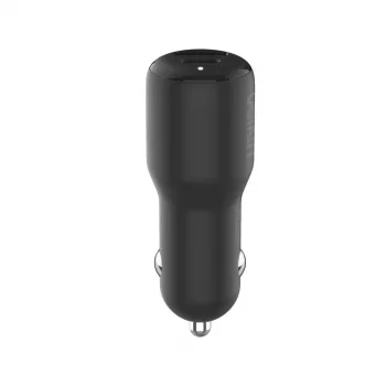 Automobilinis kroviklis Belkin CCB005btBK, USB-C PD 3.0, PPS, 2 prievadai, juodas