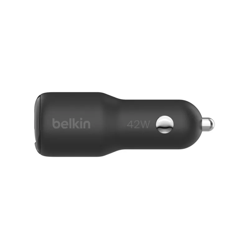 Automobilinis kroviklis Belkin CCB005btBK, USB-C PD 3.0, PPS, 2 prievadai, juodas