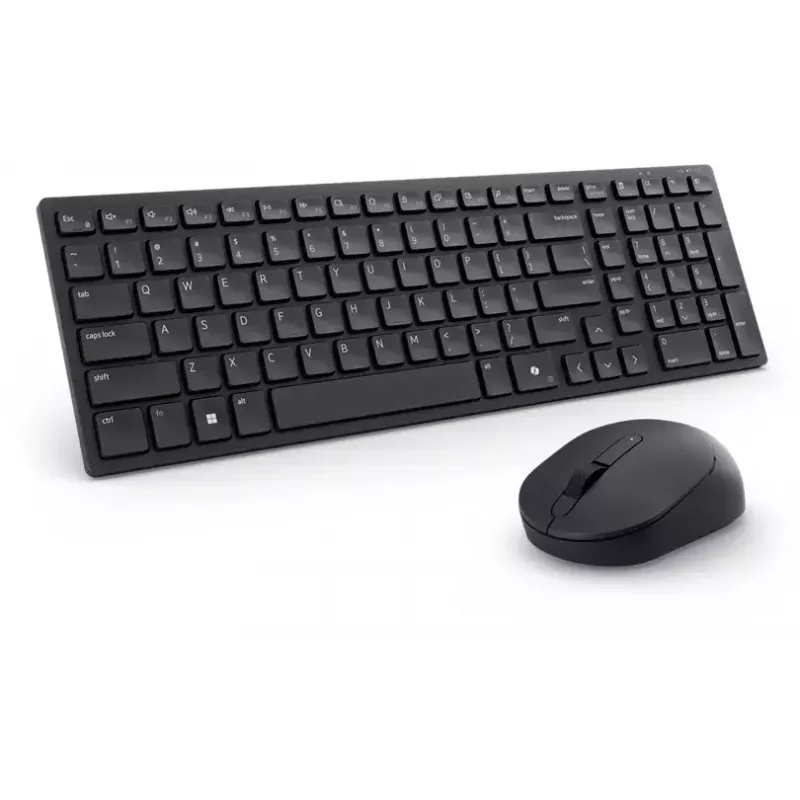 DELL KM555 Tylus belaidis klaviatūros ir pelės rinkinys RF + Bluetooth QWERTY US International Juoda