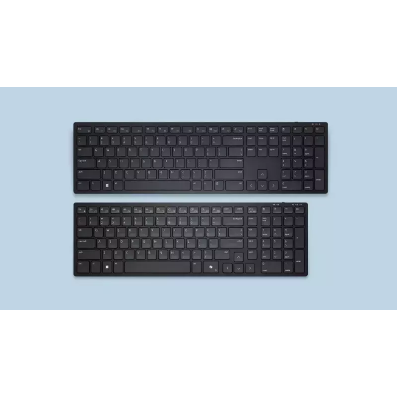 DELL KM555 Tylus belaidis klaviatūros ir pelės rinkinys RF + Bluetooth QWERTY US International Juoda