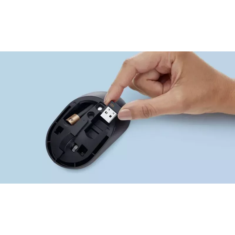 DELL KM555 Tylus belaidis klaviatūros ir pelės rinkinys RF + Bluetooth QWERTY US International Juoda